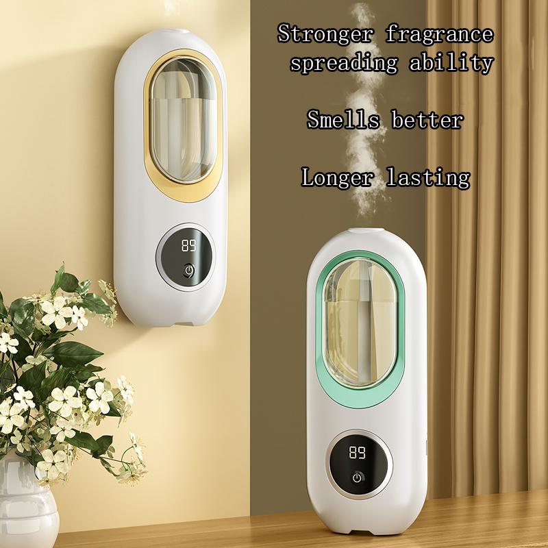 LCD Aromatherapy Machine Air Freshener Automatic Sprayer Essential Oil Perfume Diffuser Living Room Dormitory Toilet Deodorizer
