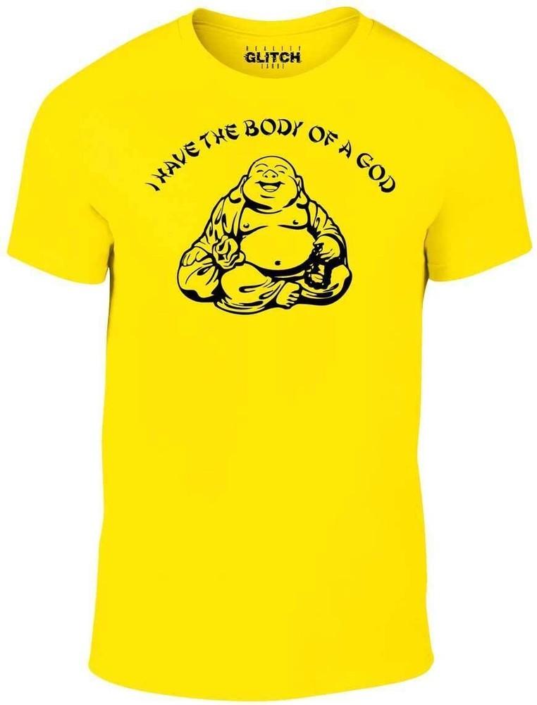 

I have the body of a god T-shirt - T Shirt Funny Buddha Budda Banter Fat Food XL