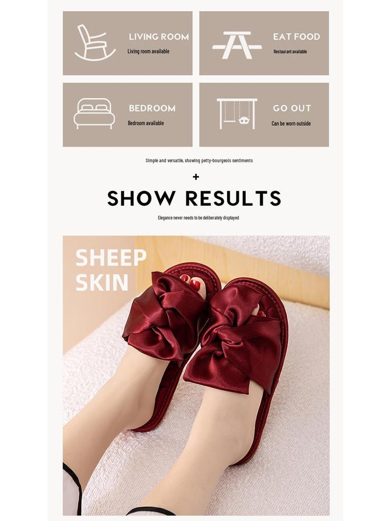 Luksusowe Czerwone Kapcie Ślubne dla Par - Elegancki Zestaw Szlafroka Porannego na Wyjątkowy Dzień Nowożeńców