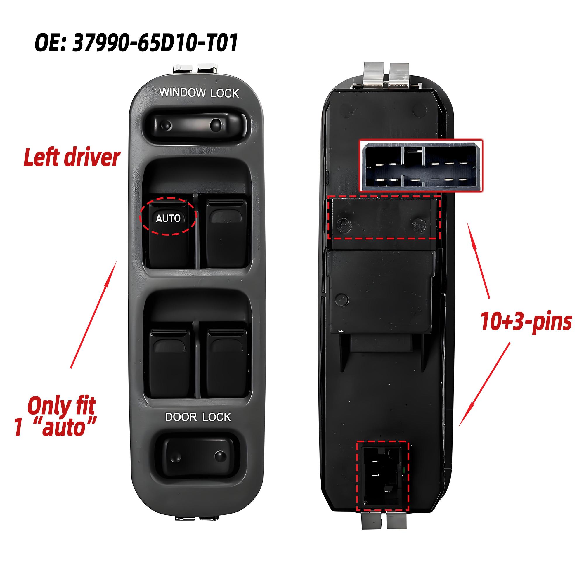 

37990-65D10-T01 3799065D10T01 AM-33968442 For Suzuki Grand Vitara XL-7 Baleno,Electric Power Master Window Lifter Control Switch 37990-65D10-T01