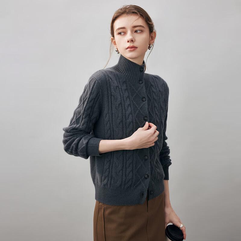 Kemeng Boka Women's Thick Cashmere Cardigan KST1618