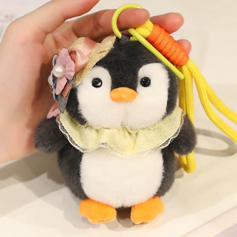 Cute Cute Little Penguin Pendant Plush Toy Doll Emperor Penguin Doll Couple Bag Keychain Rag Doll