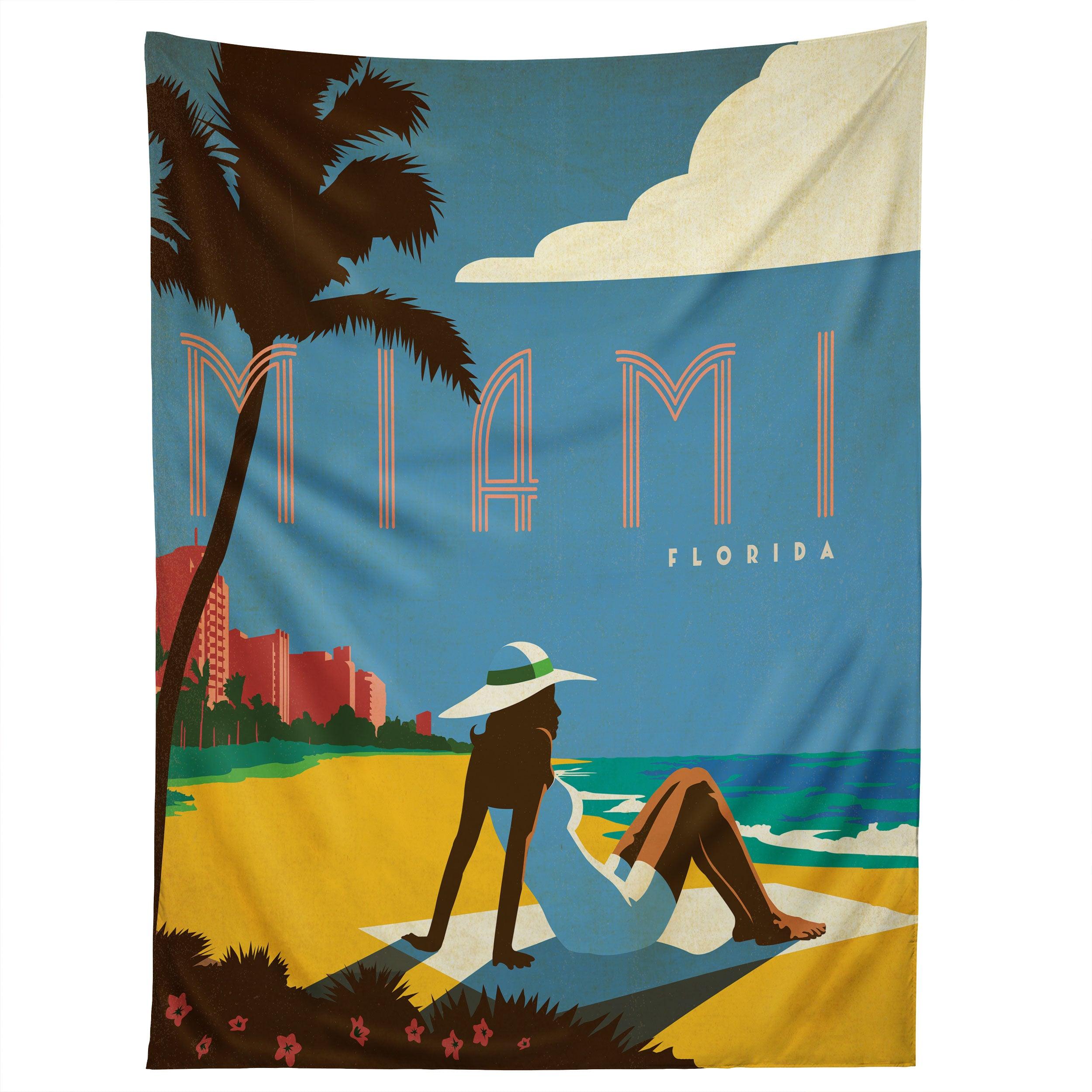 MIAMI tapestry 75x100