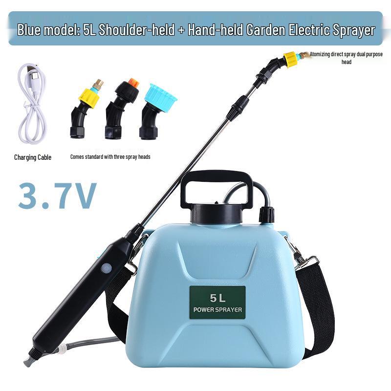 Electric Backpack Disinfection Sprayer - 5L Handheld Spray Bottle for Gardening and Watering