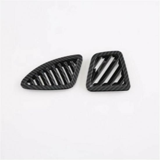 Carbon Fiber 2X Dashboard Air Outlet Vent Cover Trim For Kia Sportage 2022 2023