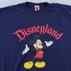 Vintage Disneyland Shirt Mens XL Navy Blue Cartoon Walt Disney USA 90s Tee