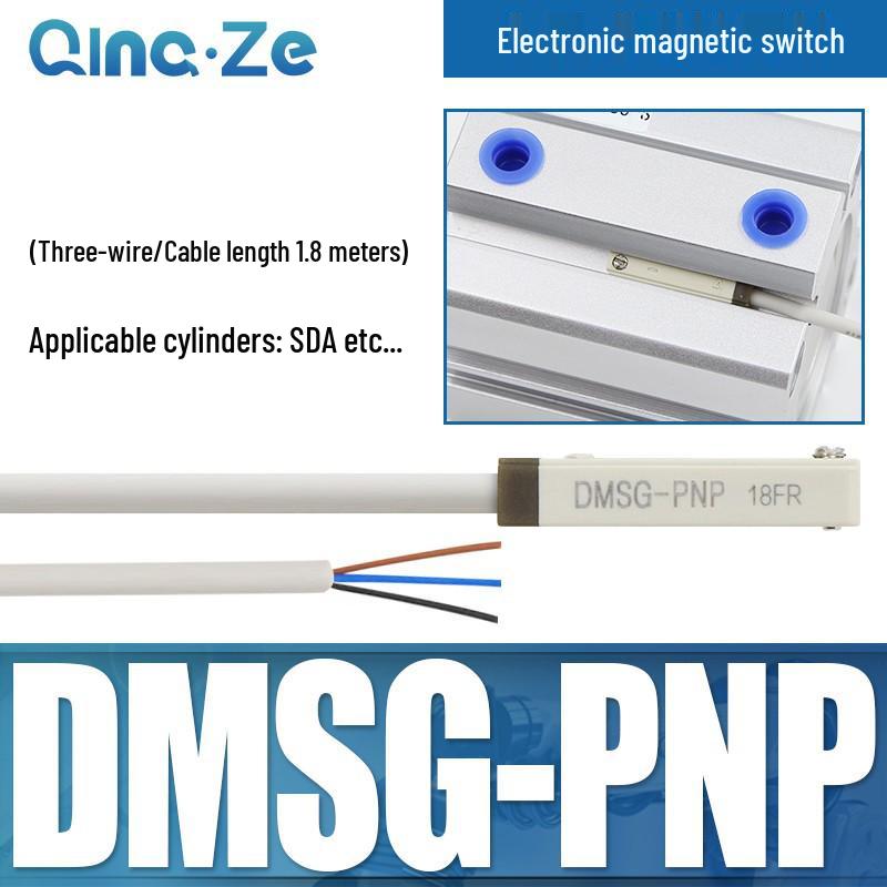 Magnetischer Zylindersensor: D-A93 Zwei-Draht & CS1-F Drei-Draht Endschalter