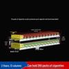 Wall-Mounted Acrylic Cigarette Display with Automatic Pusher