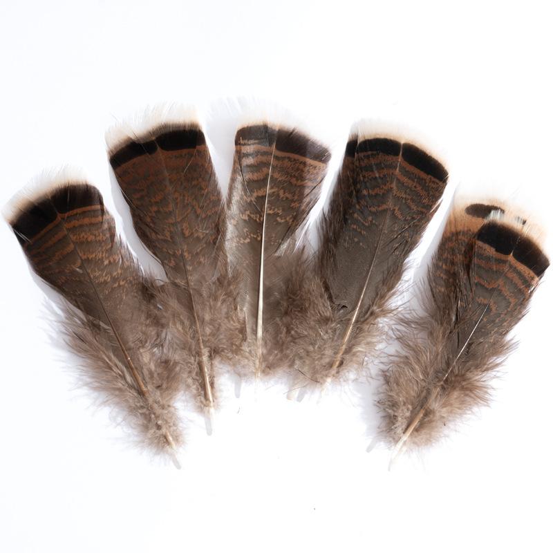 80 Natural Pheasant Feather Decorative Diy Jewelry Hair Accessories Material Cat Stick Toy Accessories