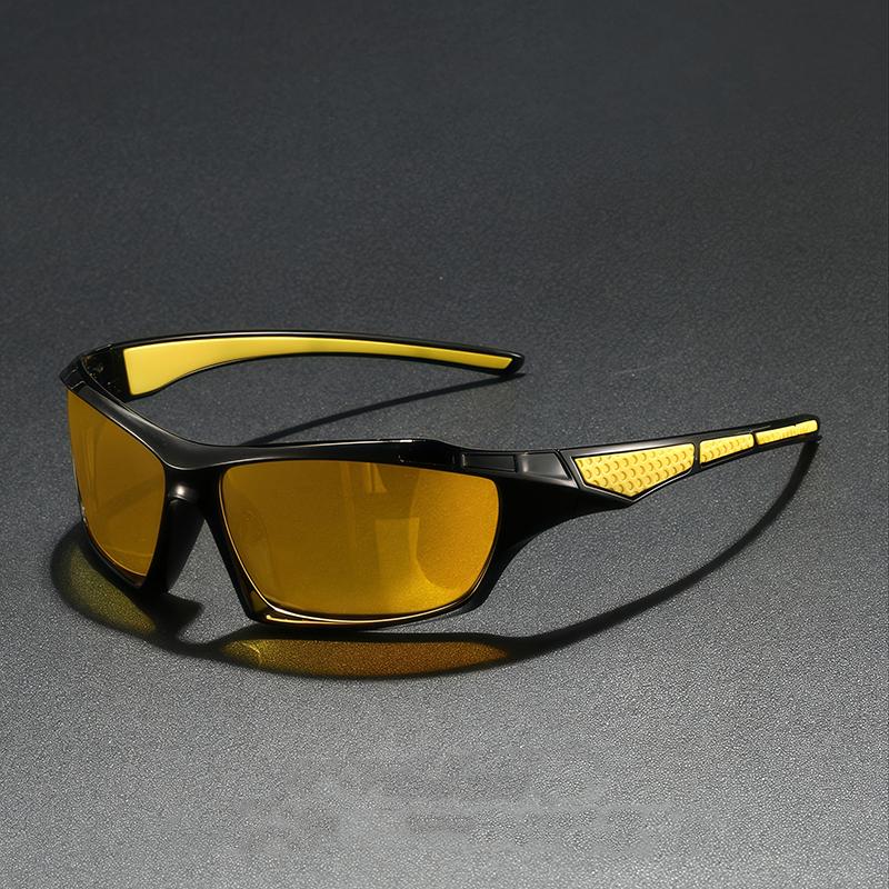 1Pc Colorful Lenses Outdoor Equipment Uv Protection Sunglasses Driving Sunglasses Suitable For Sports Fashionable Glasses Hiking