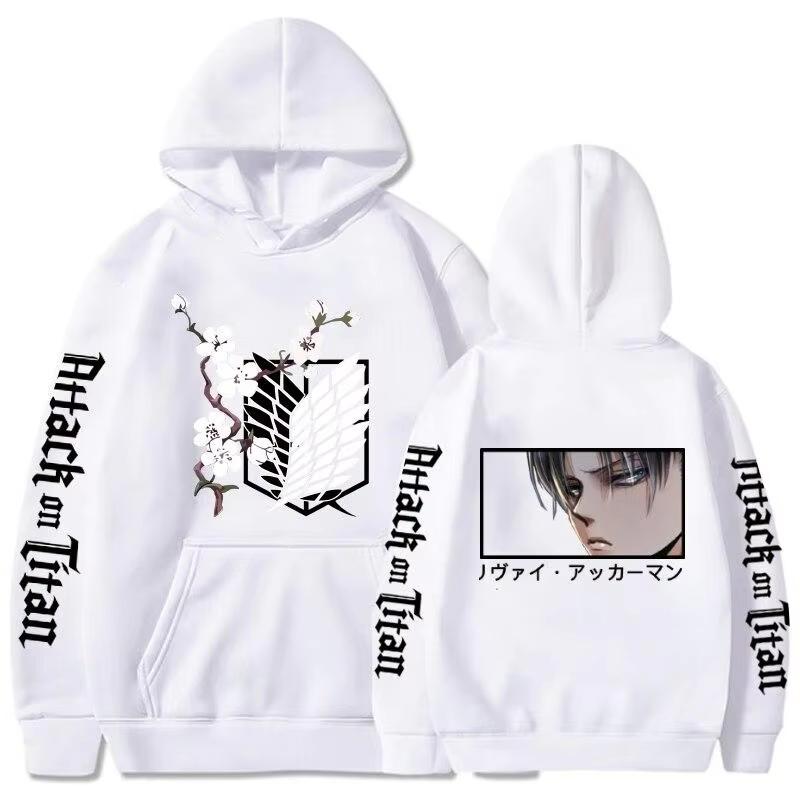 Hot Anime Attack On Titan Levi Ackerman Eyes Hoody Men Women Hoodies Harajuku Manga Streetwear Shingeki No Kyojin Sweatshirt