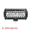 4/ 7 Inch 120W Combo Off Road Led Light Bars Spot Flood Beam for Work Driving Offroad Boat Car Tractor Truck 4x4 SUV ATV 12V 24V