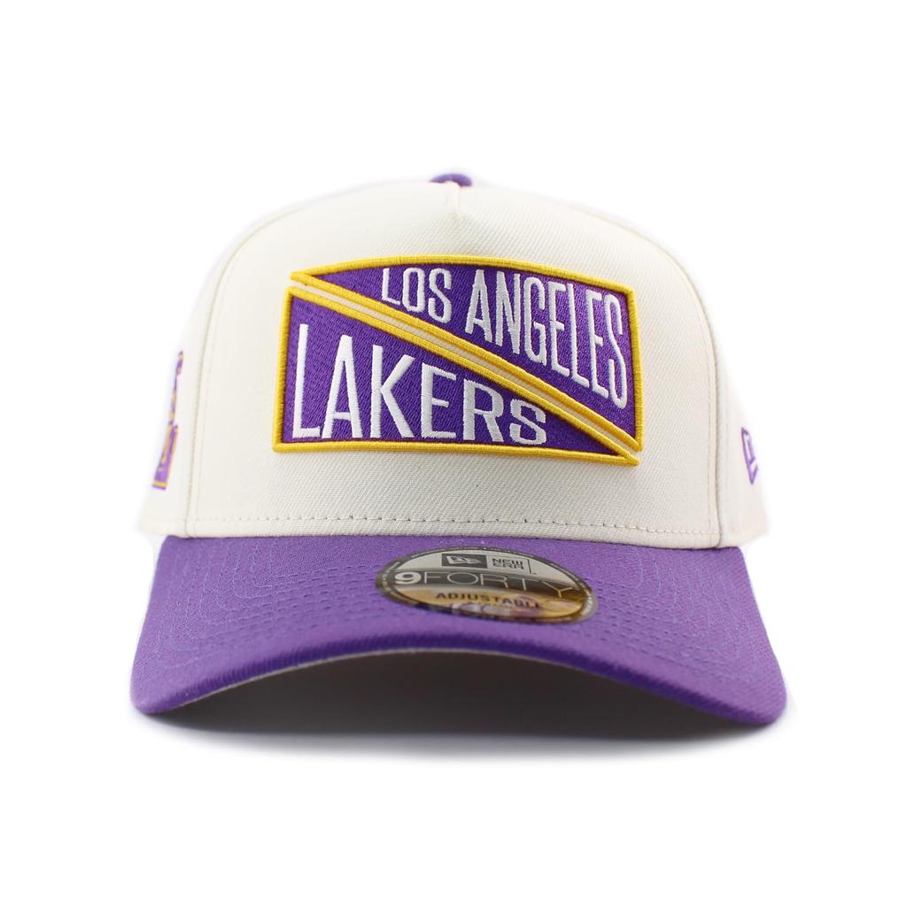 [New Era] Cap 9FORTY Snapback Los Angeles Lakers NBA A-FRAME SNAPBACK CAP CHROME LOS ANGELES LAKERS 940 Hat LA [Product]