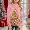 Children's Daily Casual Long-sleeved Printed Tops T-shirt