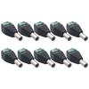 Reliable and Durable 10PCS Male DC Power Plug 5 5 x 2 1MM Adapter Connector  for CCTV and LED Power Supply