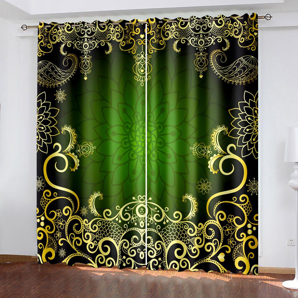 High Quality Living Room Bedroom Curtains Messy Pattern Curtains Boys and Girls Gifts Home Decor Shading Windshields