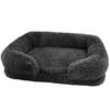 Plush Pet Bed Large Dogs Square Warm Winter Dog Sofa Indoor Comfortable Sleeping Mat