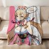 Ukinami Yuzuha Alice cp carino Zenless Zone Zero morbida calda coperta di peluche divano soggiorno animale domestico hogar camera da letto regalo casa Auto portatile