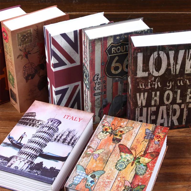 Safe Box Wertsachen Sicherheit Wörterbuch Buch mit Schloss Sicherheit Schlüsselschloss Geheimbuch Code Geld Simulation Buch Bargeld Sicherheit Design