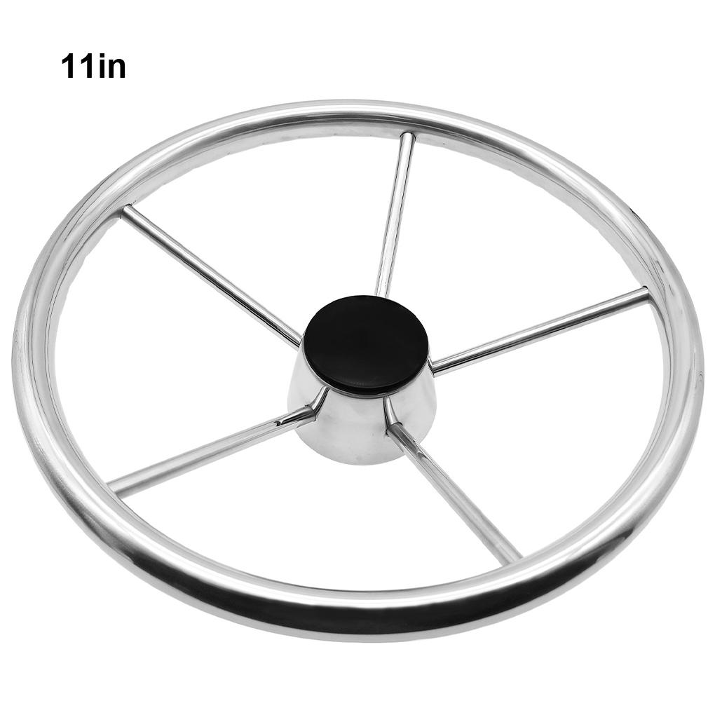 Stainless Steel Easy To Install Boat Steering Wheel Durable Marine Accessories 316 Stainless Steel