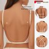 8-Color Seamless Backless U-Shaped Halter Bra for Women
