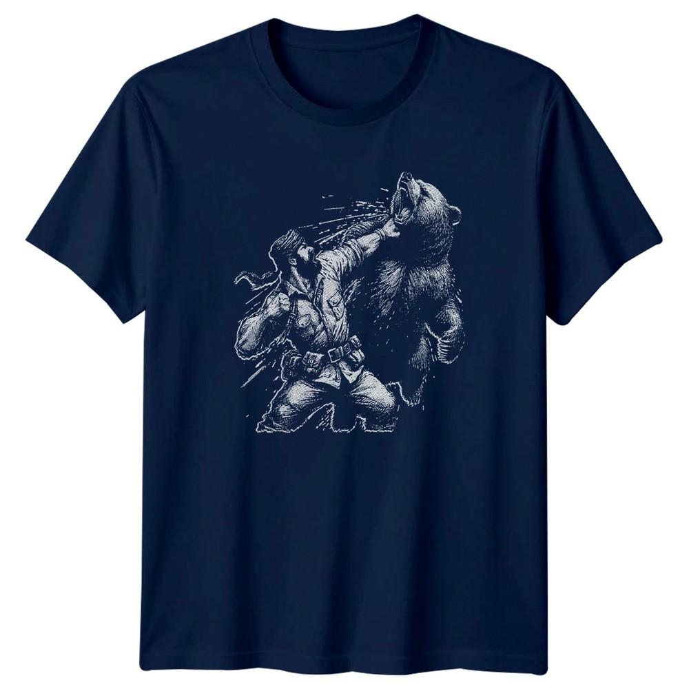 I Punch Bears For Fun Unisexs TShirt Wilderness Survival Birthday Gift For Him