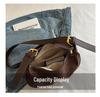 Leopard Print Velvet Single Shoulder Bag: Women's Fashionable Large Capacity Underarm and Crossbody Bag