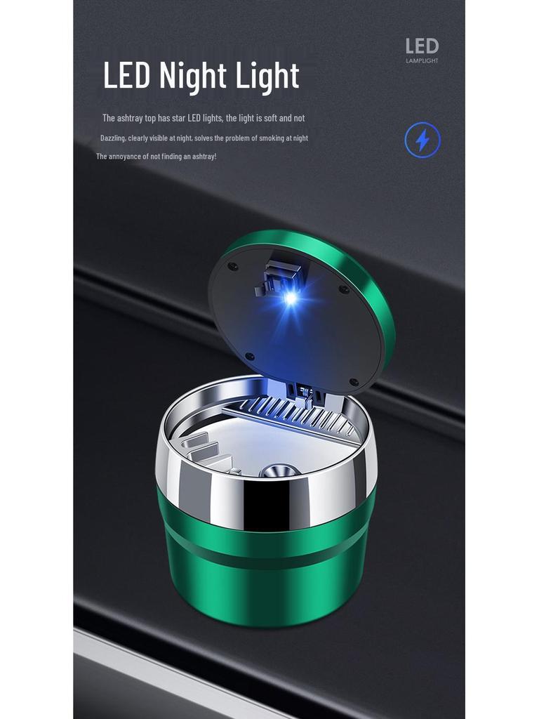 Seven-Color Ambient Light Car Ashtray for Buick Regal, LaCrosse, Encore, E5, Excelle, Angyang