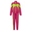 Women's Fashion Casual Color Matching Cardigan Leggings Pants Suit