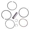 13011-KT0-305 1 set Seturi de garnituri pentru segmente de piston, metal argintiu, 65,5 mm x 43 mm, potrivite pentru Honda XL200R XR200R XR200 1983