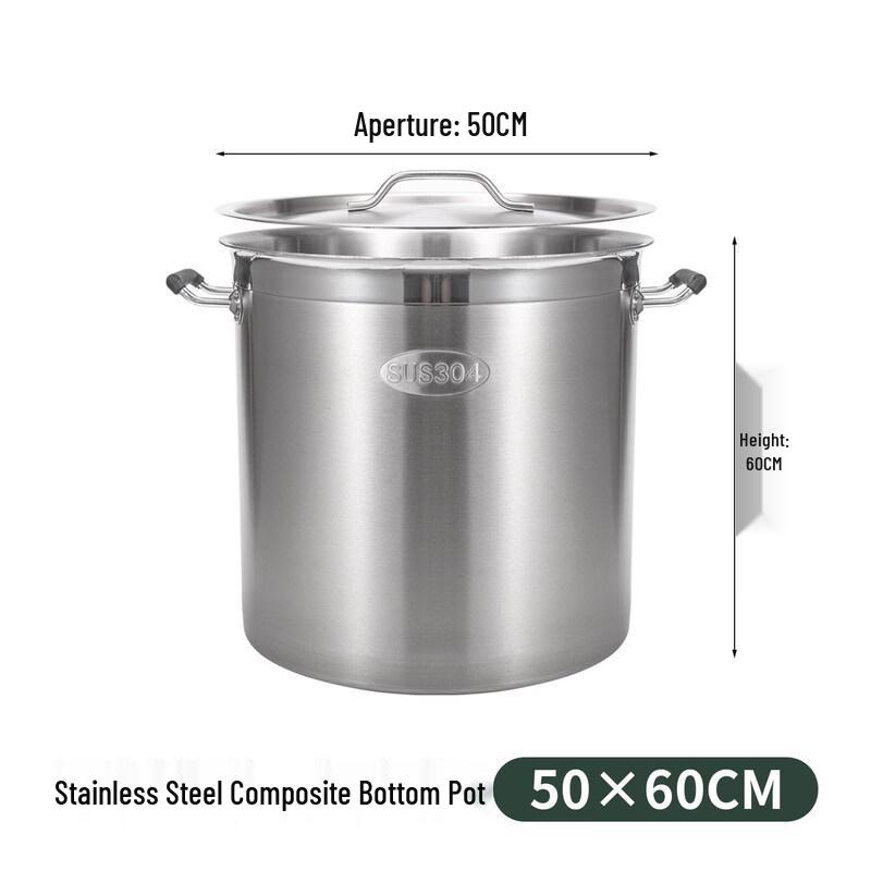 304 Stainless Steel Induction Soup Pot