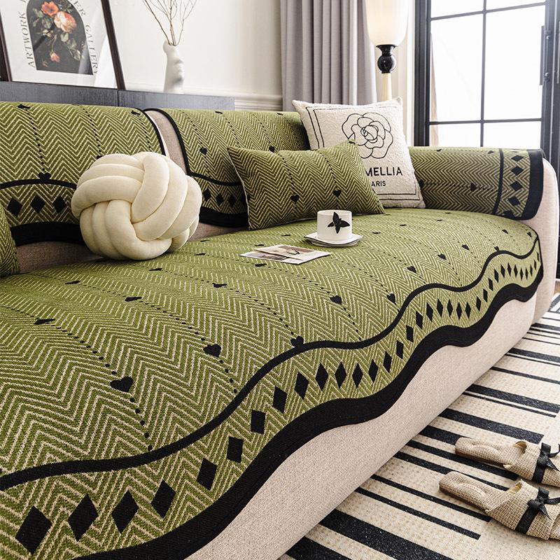 French Retro Irregular Non-Slip Sofa Cushion - All-Season Universal 2025 Cover