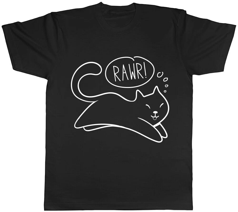 Kitty Rawr Mens Womens Ladies T-Shirt Tee XL