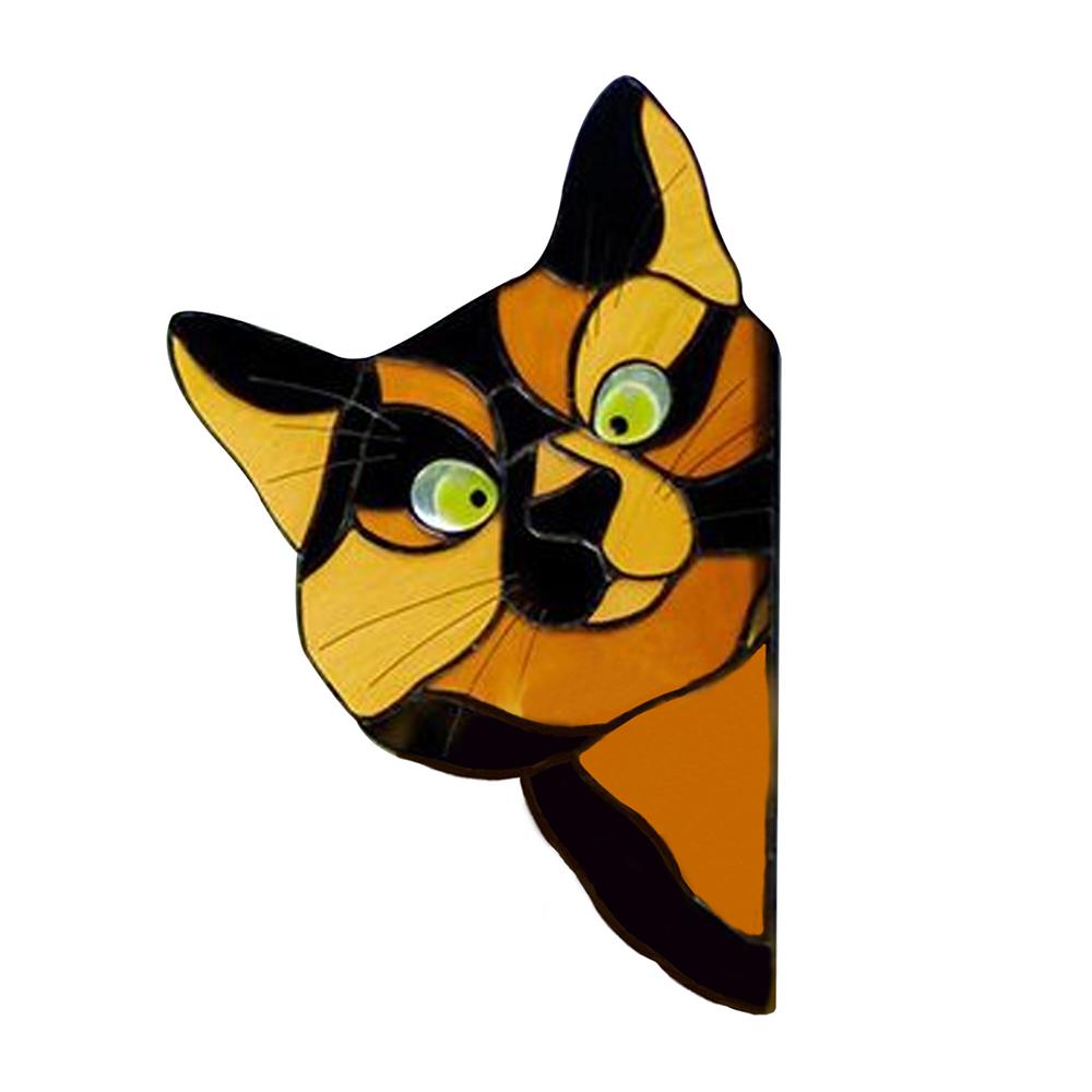 

Cute Animal Sticker Set For Home Walls, Windows, Cars, Pets, Cats, Pure Decorative Stickers