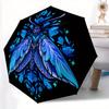1pc Moth Fantasy Automatic Open/Close Umbrella with Windproof, Functional Design, 8-Rib Sturdy Canopy