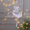 Festival Ballet Girl Hanging Charm Acrylic Christmas Tree and Car Interior Decoration Decorative Pendant for Indoor