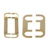 Speaker Post Link Plates 1Pair, Gold Tone Metal Bridge Plates for Home Speaker Binding Post Use and Daily Repair