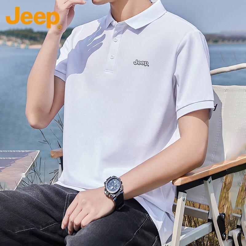 

JEEP Men s Cooling Short Sleeve Polo Shirt L