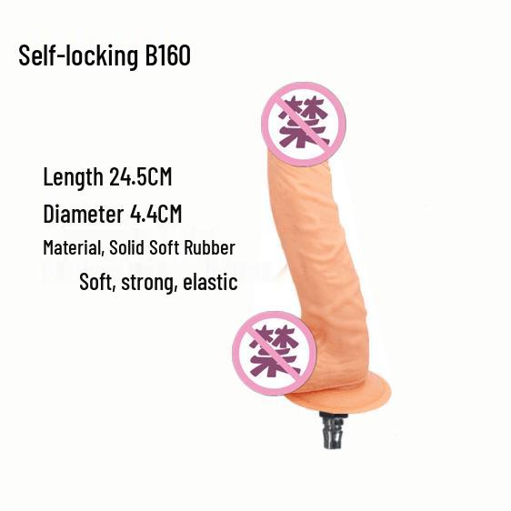 Self-Locking Female Simulation Dildo: Fully Automatic Erotic Masturbator B156