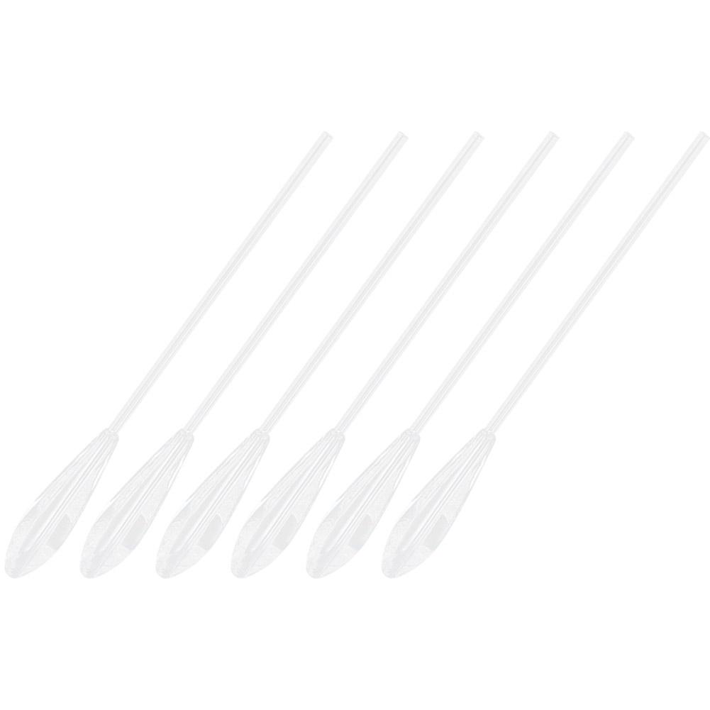 6Pcs Acrylic Large Sinking Floats Fishing Accessory Ecofriendly Transparent White(15 G )