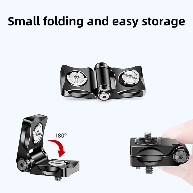 Quick Aluminum L Bracket Vertical Horizontal Switching Quick Release Plate for Gimbals and Tripod Monopod