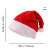 Adult Christmas Hat with Colorful Stars - Super Soft Fabric for Holiday Parties