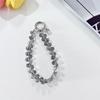 Detachable Crystal Bead Pendant Glitter Wrist Crystal Chain Stylish Bag Pendant  for Women Girls