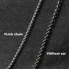 Stainless Steel Keel Chain/square Bead Chain 50cm/6cm/70cm European and American Fashion Versatile Accessories Chain
