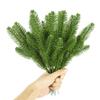10/20pcs Plastic Artificial Pine Needles Branches Christmas Tree Ornament DIY Xmas Wreath New Year Gift Artificial Flowers Decor