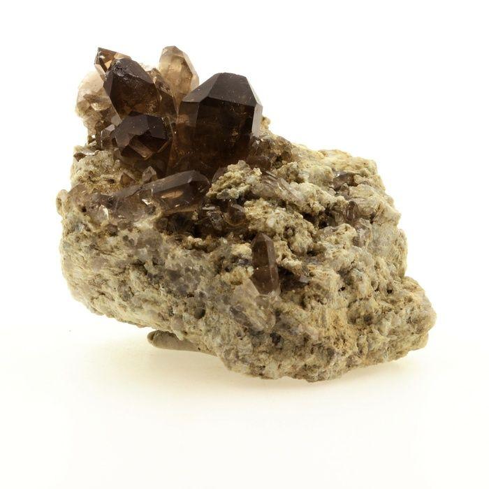 Quartz fumé - A BIJOUX - Massif du Mont-Blanc - 456.3 ct - Certificat d'authenticité - Marron