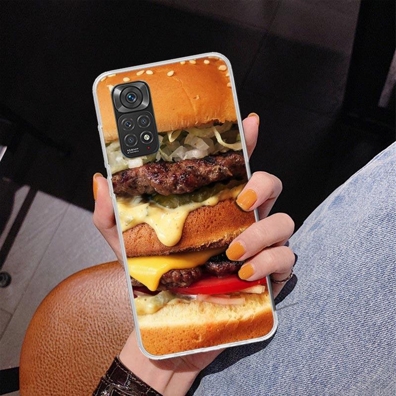 Food Fries Beer Cheese Sushi Cookie Phone Case For Xiaomi Redmi Note 15 14 13 12S 12 11 Pro Plus 14S 11S 11E 10 10S 11T 5G Perso
