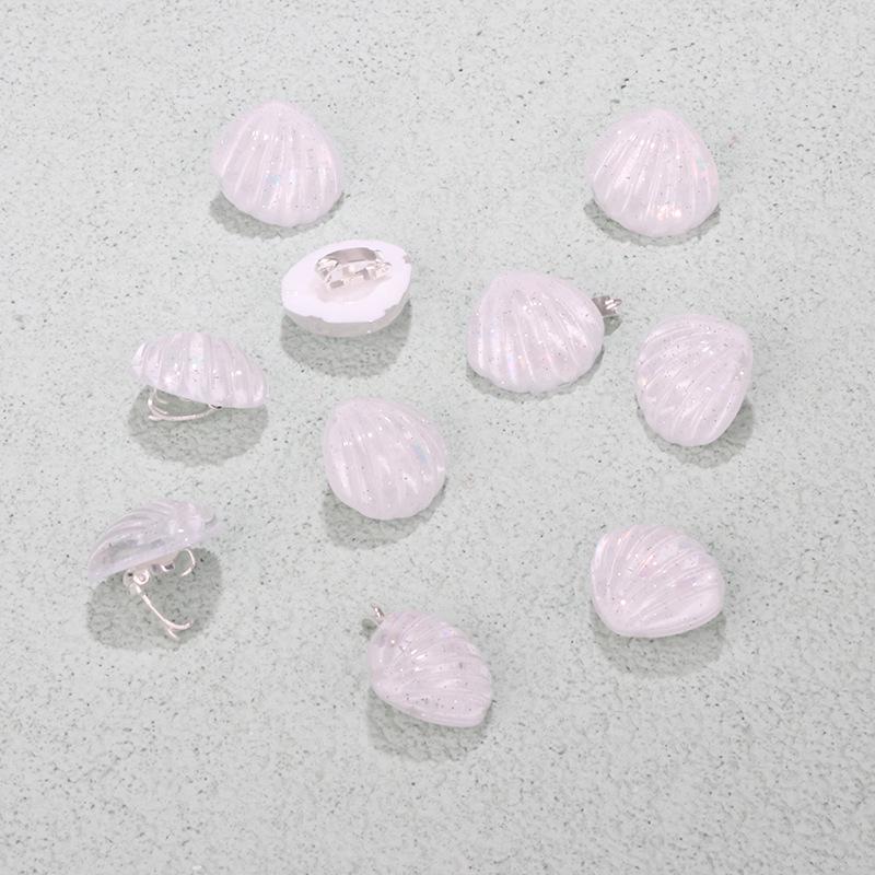 Заколка-краб в корейском стиле с ракушками для взрослых и детей - Мини-аксессуар для волос с морской тематикой