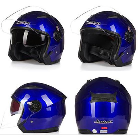 Buy DG Helmet Jiekai Open Face Motorcycle Helmets Men Women Flip Up