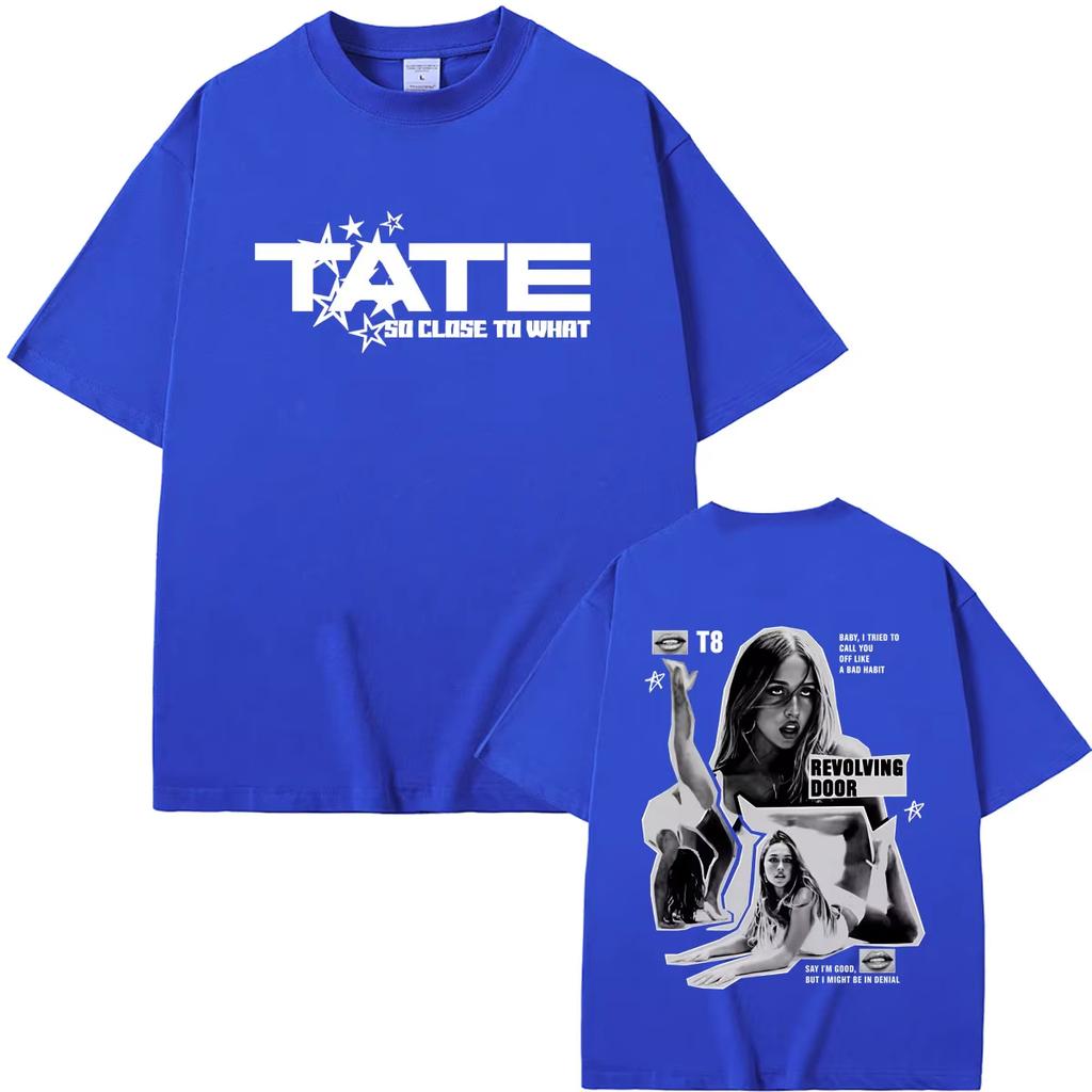 2026 Tate Mcrae So Close To What Miss Possessive T-shirt Men Women Fashion Pop Music Sweatshirt Hip Hop Streetwear Oversized Tshirt